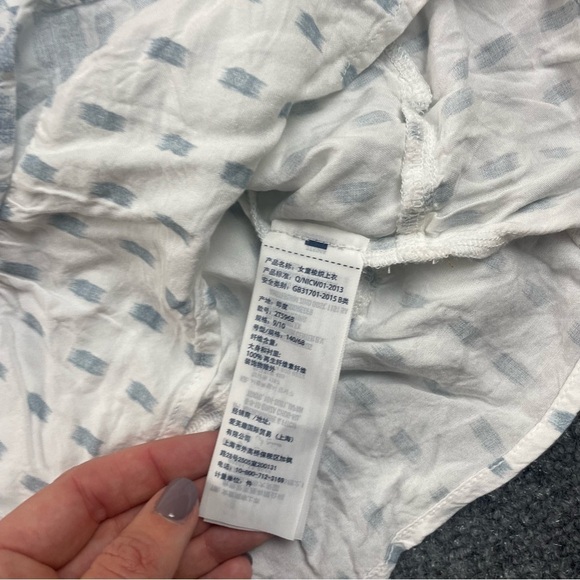 ABERCROMBIE KIDS Girls blue/white Tank Top flowy size: 9/0 - Picture 6 of 8